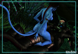 1girls 3d alien alien_girl alien_only avatar cowgirl_position interspecies mongo_bongo na'vi neytiri thanator