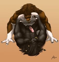 2010 anthro black_hair gay male male_only mehawk nude sex tagme tauren world_of_warcraft