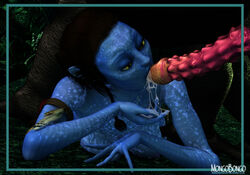 1girls 3d alien alien_girl alien_only avatar female interspecies mongo_bongo na'vi neytiri thanator