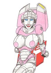 1girls 2d 2d_(artwork) arcee arcee_(g1) autobot big_breasts breasts color drawn female female_only full_color robot robot_girl solo tagme tagme_(artist) transformers transformers_g1 unknown_artist