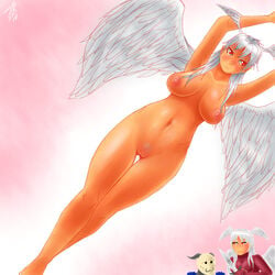 big_breasts breasts final_fantasy final_fantasy_tactics final_fantasy_tactics_(original) large_breasts naked nipples nude pussy tagme ultima ultima_(fft) wings