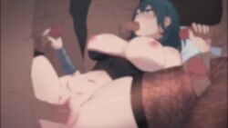 1girls 5boys alternate_breast_size animated areola big_breasts blowjob bottomless bouncing_breasts breasts bukkake byleth_(fire_emblem) byleth_(fire_emblem)_(female) cum cum_in_mouth cum_in_pussy cum_inside cum_on_body cumshot dark-skinned_male dark_skin double_handjob ejaculation exposed_breasts faceless_male fellatio female fire_emblem fire_emblem:_three_houses gangbang group handjob huge_breasts interracial kamuo kneejob kneepit_sex large_breasts leggings longer_than_30_seconds male missionary_position mp4 multiple_boys nintendo nipples no_panties on_back oral pale-skinned_female pale_skin penis pussy sex shaved_pussy sound spitroast spread_legs straight thighhighs uncensored vaginal_penetration video