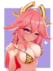 yae miko from genshin impact by ayatori