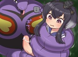 1futa 2022 arbok bar_censor black_hair black_hairband black_headwear blue_sailor_collar blurry blurry_background blush censored clothed clothing commission constriction crossover depth_of_field erection feral feral_on_futa feral_on_human futanari futasub hairband hat human kantai_collection light-skinned_futanari light_skin mini_hat mostly_clothed nintendo parted_lips penis pokemon pokemon_(species) pokephilia purple_eyes rantana_(lalalalackluster) restrained sailor_collar school_uniform serafuku skeb_commission tailjob tokitsukaze_(kantai_collection) zoophilia