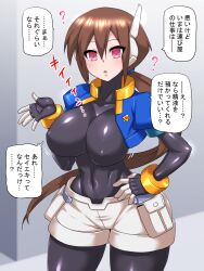 aile bodysuit female female_only large_breasts mega_man mega_man_zx_advent mimizu_(tokagex) tagme voluptuous