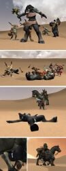 3d erontauren female gangbang horse mini_comic multiple_males sfm tauren vulpera warcraft