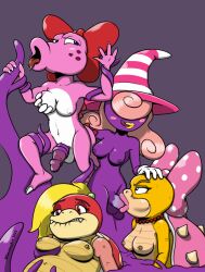 2dickgirls 2futas 2girls :>= anthro birdo blowjob breasts cum cum_drip dickgirl erection fellatio female femsub futa_on_female futa_on_futa futadom futanari futasub intersex lipstick mario_(series) monster multiple_girls nipples oral paper_mario penis pom_pom_(mario) saliva sex smutleyart super_mario_3d_land super_mario_bros. tentacle tentacle_on_male tentacle_sex vivian_(paper_mario) wendy_o._koopa