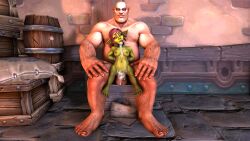 3d cumflation erontauren female goblin goblin_female kul_tiras male penis sfm warcraft