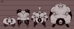 ass big_ass big_belly big_breasts big_butt big_muscles big_nipples big_penis bobthetanuki bowser bowser_jr. daddy extra_huge_bob father father_and_son iggy_koopa koopaling ludwig_von_koopa male_only mario_(series) nintendo