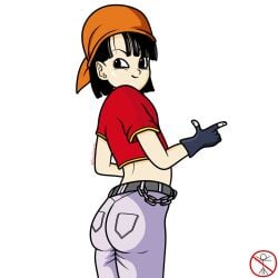 ass big_ass big_butt dragon_ball jeans p1g30n_g1rl pan_(dragon_ball)