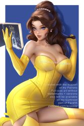 belle (beauty and the beast) from beauty and the beast (1991 film) by ayyasap