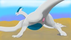 absurd_res cetacean_pussy female feral gaping gaping_pussy genitals graythezebra hi_res legendary_pokémon lugia nintendo pokemon pokemon_(species) pokemon_only pussy solo video_games