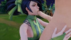 1boy 1girls 3d akali animated blowjob deepthroat duo duo_focus faceless_male fellatio female hi_res highres large_breasts large_penis league_of_legends league_of_legends:_wild_rift light-skinned_female light-skinned_male light_skin male mp4 naked nipples no_bra no_sound nude nude_male oral oral_sex penis ricepanda thick_thighs video