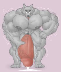 abs balls biceps bodybuilder flaccid furry gab_art hyper hyper_balls hyper_genitalia hyper_muscles hyper_penis hyper_testicles male male_focus male_only muscles muscular muscular_arms muscular_ass muscular_back muscular_legs muscular_male muscular_thighs nipples nude pecs penis solo solo_male testicles veins veiny_penis