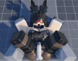 1boy 1girls 3d anon baseplate big_breasts big_penis bloxmodeller blushing bowtie bowtie_collar bunny_ears bunny_girl bunny_tail bunnysuit camo_clothing camo_topwear camouflage crying_with_eyes_open fishnets gloves grace_(bloxmodeller) gun headgear kneepads microphone on_back penis roblox robloxian rubbing_pussy sniper sniper_rifle thick_ass thick_thighs thighhighs thighs white_skin