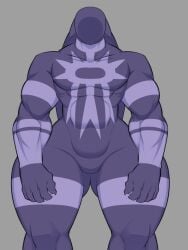 0r0 0r0ch1 1boy 2021 abs alien anthro bunny clawed_fingers faceless_character faceless_male feral furry furry_only gay gay_sex goo goo_creature grey_background monochrome muscles muscular muscular_male no_face purple_skin rabbit symbol xen0r0