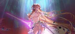 arena_of_valor breasts butterfly butterfly_(arena_of_valor) nipples sword_art_online yuuki_asuna