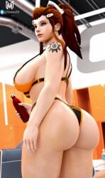 1girls 3d 3d_(artwork) absurd_res ass ass_focus big_ass big_butt blizzard_entertainment brigitte brigitte_lindholm butt_focus dat_ass female female_only hi_res huge_ass huge_butt large_ass large_butt nixmare_(artist) overwatch pale-skinned_female pale_skin solo solo_female thick_ass thick_hips thick_legs thick_thighs thighs wide_hips