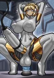 1futa aigis_(persona) anal anal_insertion android areolae arms_up ass ass_visible_through_thighs balls big_ass big_breasts big_penis blonde_hair blue_eyes blush blushing_futa breasts cock cock_ring dildo dildo_in_ass dildo_sitting erection full_body futa_only futanari gold_cock_ring hands_behind_head horny horny_futa huge_breasts humanoid humanoid_penis legs_apart mechanical navel nipples nude penis penis_milking penis_milking_machine persona persona_3 robot robot_futa robot_humanoid robot_joints smooth_balls smooth_penis solo solo_futa spread_legs squatting squatting_on_dildo squatting_position thick_thighs thighhighs thighs zzzhodazzz