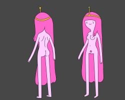 adventure_time edit nude nude_filter princess_bubblegum