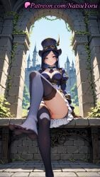 1girls 2025 ai ai_assisted ai_generated anime anime_style arcane arcane_caitlyn arm_support ass bangs black_hair black_thighhighs blue_eyes blue_hair blue_headwear blue_jacket blue_thighhighs blush breasts brown_gloves bust busty caitlyn_(league_of_legends) caitlyn_kiramman castle cleavage cleft_of_venus closed_mouth crossed_legs day dress feet female female_focus female_only foot_fetish foot_focus foot_out_of_frame foreshortening frilled_dress frills full_body gloves goggles goggles_on_headwear gold_trim hat hentai hi_res high_quality high_resolution highres jacket juicy_butt juliet_sleeves labia large_breasts league_of_legends league_of_legends:_wild_rift legs long_hair long_sleeves looking_at_viewer medium_breasts natsuyoru no_panties no_shoes nopan outdoors parted_bangs patreon pov_feet puffy_sleeves pussy riot_games sitting skirt smile soles solo solo_female stable_diffusion steampunk stockings thighhighs thighs toes top_hat uncensored upskirt vagina voluptuous voluptuous_female white_skirt