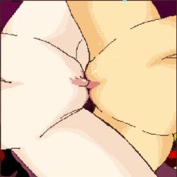 animated animated clitoral_stimulation clitoris close-up fairy_fighting lesbian_sex pussy_juice tiki_(fairy_fighting) tribadism white_skin yuri