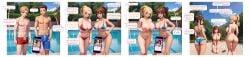 abs accidental_hypnosis ai_art altered_common_sense before_and_after bikini biohazardry blonde_hair blue_eyes brown_hair comic femdom femsub gender_transformation kneeling mtf_transformation multiple_girls multiple_subs nipples phone ponytail pool pussy red_hair short_hair tech_control text transformation undressing undressing_command