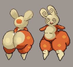 2026 ambiguous_anthro ambiguous_gender anal anal_fingering anthro big_butt biped butt countershade_butt countershade_head countershade_torso countershading digital_media_(artwork) featureless_crotch fingering fingering_self front_view gabessecretcave generation_3_pokemon grey_background hi_res huge_butt huge_thighs hyper hyper_butt leg_markings markings masturbation multiple_images nintendo nude nude_ambiguous nude_anthro open_mouth open_smile orange_body pixel_(artwork) pokemon pokemon_(species) rear_view shortstack simple_background slightly_chubby slightly_chubby_ambiguous slightly_chubby_anthro smile socks_(marking) solo spinda spiral spiral_eyes standing tan_body tan_countershading thick_thighs