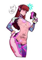 d.va from overwatch by panda rojo