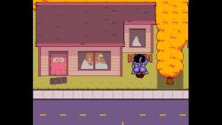 1boy animated catty catty_(undertale) deltarune feline female human_on_anthro kris_(deltarune) licking_ass male mp4 pixel_art purple_fur sitting_on_face sound tagme theevilfallenone undertale_(series) video yellow_skin