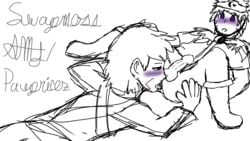 cross_sans dreamswap dreamswap_cross dreamswap_nightmare dreamtale erect_penis gay human humanized nightmare_sans nightmare_sans_(fan_character) oral oral_penetration oral_sex partially_clothed partially_colored partially_nude partially_undressed purple_eyes red_eyes rimming sans sans_au sanscest scar sketch undertale_au undertale_fanfiction xtale yaoi