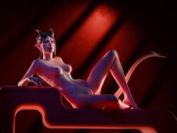 3d 3d_render azrael_tav baldur's_gate baldur's_gate_3 female_only naked naked_female nude nude_female original_character rlg_3d solo solo_focus tav tav_(baldur's_gate) tiefling tiefling_asmodeus tiefling_girl