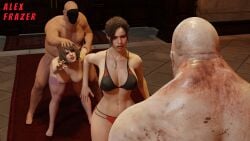 alexfrazer ashley_graham ashley_graham_(ella_freya) claire_redfield fat_man fucked_from_behind gameover resident_evil resident_evil_4 resident_evil_4_remake sex