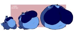 big_breasts blueberry_inflation breasts cosmicxcreature huge_breasts sunken_head sunken_limbs thick_thighs wide_hips