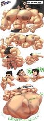 balls bodybuilder bulge fuffybuffychaos hyper hyper_balls hyper_bulge hyper_cock hyper_genitalia hyper_penis hyper_testicles lucas_lee male male_only muscles muscular muscular_arms muscular_male penis scott_pilgrim testicles vore vore_belly