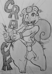 1boy 2024 anthro anthro_only bracelet buckteeth bulge bulge_through_clothing candy candy_apple candy_cane cosplay earrings fauxtellno1 fauxtellno1_(artist) femboy fur furry furry_male furry_only happy_tree_friends jawbreaker lazy_eye loincloth lollipop male male_only mondo_media monochrome nutty_(htf) onomatopoeia open_mouth open_smile pelvic_curtain rodent sciurid simple_background smile smiling solo solo_male squirrel squirrel_ears squirrel_tail standing swinging_hips teapot_(body_type) text thick_ass thick_legs thick_thighs thighs traditional_media_(artwork) tree_squirrel tube_top tubetop wide_hips wide_thighs