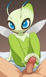 ai_generated celebi female foot_fetish footjob pokemon tagme