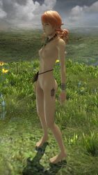 breasts devonsniegowski94 final_fantasy final_fantasy_xiii naked nude nude_female oerba_dia_vanille pussy twintails vagina