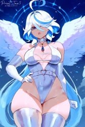 ai_generated demon demon_girl furina_(genshin_impact) genshin_impact halloween halloween_costume mihoyo print_tax5 sexy succubus twitter_username voluptuous voluptuous_female