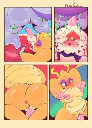 absurd_res anthro big_breasts bodily_fluids breasts cinderace dominant dominant_female dragon dragonite duo female generation_1_pokemon generation_6_pokemon generation_8_pokemon genital_fluids genitals girly goodra group hi_res lagomorph leporid male male/female mammal mango_enlatado mature_female nintendo oral penetration pokemon pokemon_(species) precum pussy rabbit trio vaginal_penetration vaginal_penetration