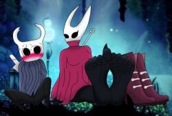 barefoot feet foot_fetish hollow_knight hornet_(hollow_knight) no_humans raidenthedeoxys