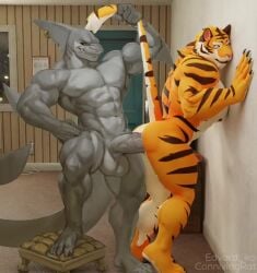 2boys 2d_(artwork)3d_(artwork) 2d_on_3d 3d 5_fingers 5_toes against_surface against_wall amphibian anal anal_sex animated anthro anthro_on_anthro anthro_only anthrofied balls bara barazoku belly_button bent_over black_fingernails black_fur black_nipples black_sclera circumcised connivingrat detailed_background digital_drawing_(artwork) digital_media_(artwork) digital_painting_(artwork) dominant_male domination duo edvardiko erection fangs feet fin fin_piercing fingerclaws fingernails fins fish footstool gay gay_sex genitals gills grabbing gray_balls gray_body gray_nipples gray_penis grey_balls grey_body grey_nipples grey_penis grey_skin grin grinning hand_on_hip humanoid humanoid_genitalia humanoid_penis kuyo looking_back loop male male/male male_only male_penetrated male_penetrating male_penetrating_male mammal metallicfox0 moaning moaning_in_pleasure mp4 muscular muscular_anthro muscular_arms muscular_male muscular_thighs naked navel nipples non-mammal_nipples nude one_leg_raised one_leg_up open_mouth orange_fur outlet pantherine penetration penile penile_penetration penis penis_in_ass piercing plantigrade pulling pulling_tail sex shark shark_humanoid shark_tail signature smile smiling sound standing stead_(connivingrat) stool swinging_balls tail teeth thick_penis thrusting tiger veiny_penis video voice_acted white_fur window yellow_eyes