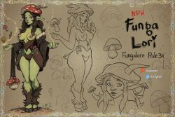 baphomet female fungalore fungus goat goblin goblin_female hooves mbmbam mcelroy_brothers mushroom satyr toadstool