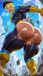 ai_generated bara big_pecs blush gay haruartx invincible invincible_(superhero) invincible_(tv_series) large_pectorals male male_focus male_only mark_grayson muscular muscular_male muscular_sub naked naked_male nude nude_male pecs pectorals submissive submissive_male sweat sweatdrop sweating sweaty sweaty_body tagme yaoi
