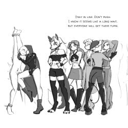 1boy 2024 5girls anthro ballbusting black_and_white bondage boots cbt celera_prime clover_(totally_spies) cock_and_ball_torture crossover dc dc_comics dcau demon demon_girl elsa_(frozen) english_text female_domination femdom femdom_caption frozen_(film) frozen_2 furry goth helluva_boss high_heel_boots high_heels leotard loona_(helluva_boss) multiple_girls my_little_pony original_character rachel_roth raven_(dc) spread_legs sunset_shimmer teen_titans tied_arms tied_hands tied_legs tied_up totally_spies twitter_link vivienne_medrano vivziepop wolf wolf_ears wolf_girl