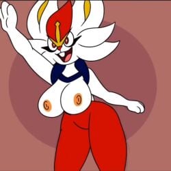 1girls 2d animated anthro cinderace female female_cinderace female_only furry lagomorph mp4 nintendo no_sound pokémon_(species) pokemon pokemon_(species) solo tagme video