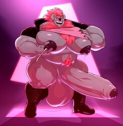 abs balls biceps bodybuilder furry hyper hyper_balls hyper_genitalia hyper_muscles hyper_pecs hyper_penis hyper_testicles male male_focus male_only muscles muscular muscular_arms muscular_ass muscular_back muscular_legs muscular_male muscular_thighs nipples pecs penis testicles veins veiny_penis whatinsomnia