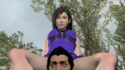 1male animated barefoot cheating cum_on_feet cumshot feet final_fantasy final_fantasy_vii final_fantasy_vii_remake foot_fetish footjob heidegger male/female oscarkim123 over_shoulder purple_dress soles sound tagme tifa_lockhart toes video