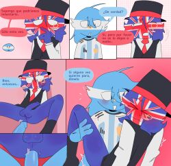 anal anal_sex argentina_(countryhumans) blush blush_lines churranio countryhumans erect_penis erection gay gay_anal gay_sex hat male suit united_kingdom_(countryhumans) yaoi