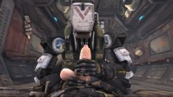 2boys 3d animated gay gay_sex handjob human human_on_robot human_penetratings male/male male_only no_sound partially_clothed rayhuma robot sfm spectre_(titanfall) tagme titanfall video